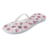 Tongs motif romantique (Incliné)