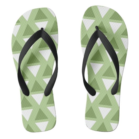 Tongs Motif simple vert pastel (Semelle)