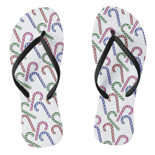 Tongs Motif Sucre de canne parties scintillant (Semelle)