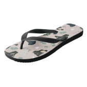 Tongs Motif Terrazzo Vert (Incliné)