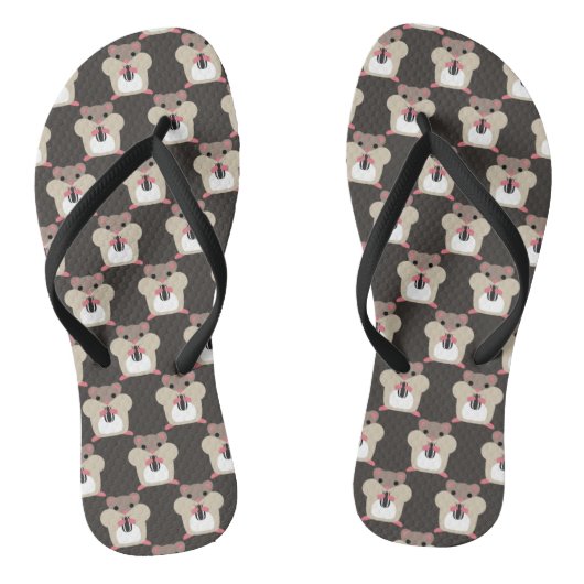 Tongs Motif transparent Hamsters (Semelle)
