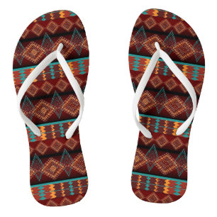 Tongs motif tribal de la marine du sud-ouest