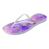 Tongs Motif Ultra Violet & Gold Mermaid (Incliné)