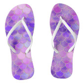 Tongs Motif Ultra Violet & Gold Mermaid (Semelle)