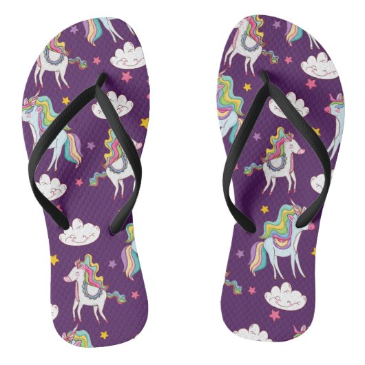 Tongs Motif Unicorn Funny Magic Horse (Semelle)