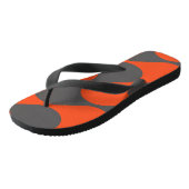 Tongs Motif vague Mod Orange Rétro (Incliné)