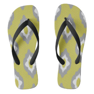 Tongs Motif vintage d'Ikat