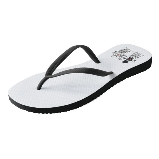Tongs Moto moto Mariage Flip Flops Plage Chaussures (Incliné)