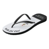 Tongs MyJiuJitsuStore FlipFlop White Belt Edition (Incliné)