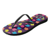 Tongs Neon Rose Flip Flops (Incliné)
