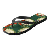 Tongs Noël au beau Père Noël (Incliné)