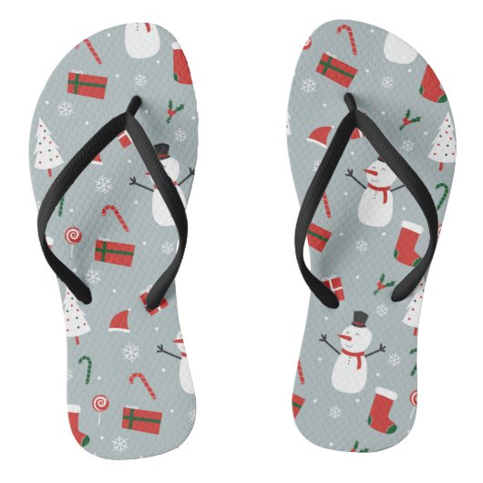 Tongs Noël blanc (Semelle)