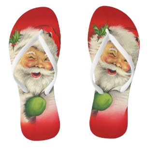 Tongs Noël du Père Noël vintage