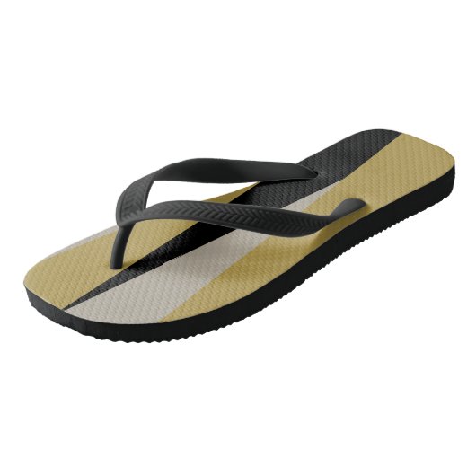 Tongs Noir et or (Incliné)