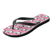 Tongs Noix de coco tropicales motif fruit (Incliné)