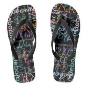 Tongs Noms des couleurs (Semelle)