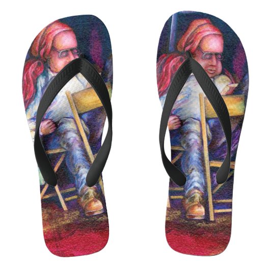 Tongs Norman préfère dessiner dans son sommeil (Semelle)