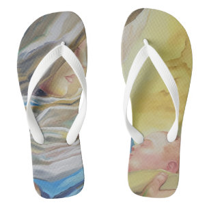 Tongs Notre Dame du Silence tenant le bébé Jésus