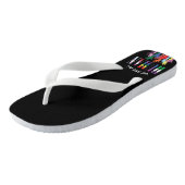 Tongs Nous Sommes Toutes Des Mains Colorées Humaines (Incliné)