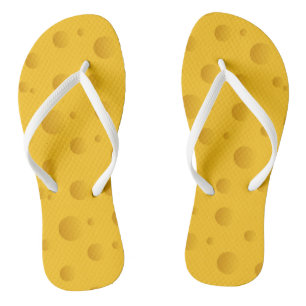 Tongs Nouveautés chiche jaune de la plage de fromage su