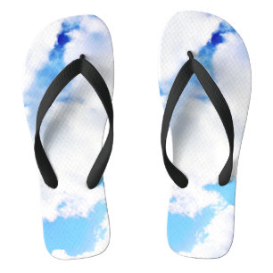Tongs Nuages blancs et ciel bleu