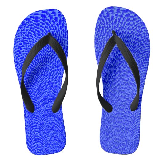 Tongs "Nuances de bleu" (Semelle)