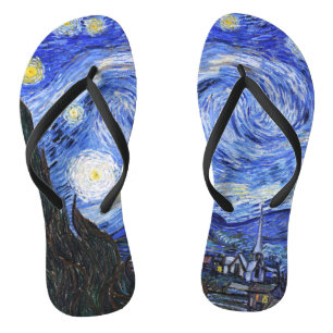 Tongs Nuit étoilée de Van Gogh-The