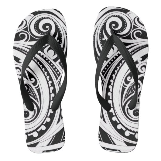 Tongs NZKULTURE design maori unique (Semelle)