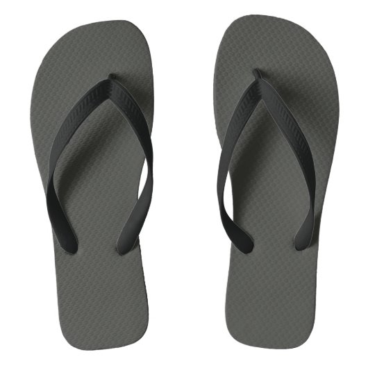 Tongs olive noire (couleur solide) (Semelle)