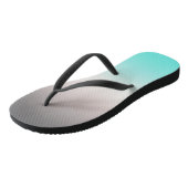 Tongs Ombre gris turquoise (Incliné)