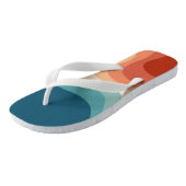 Tongs Ondes de style rétro (Incliné)