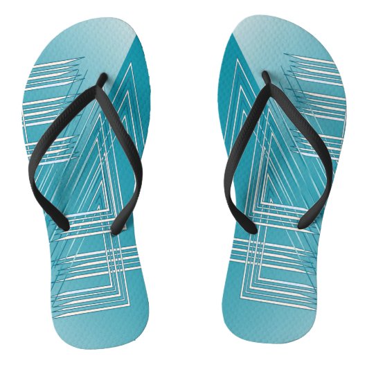 Tongs Opal Turquoise blanc (Semelle)