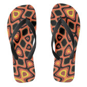 TONGS ORANGE DU SOLEIL (Semelle)