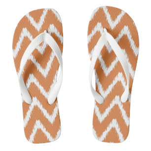 Tongs Orange Southern Cottage Chevrons