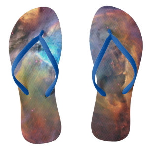 Tongs Orion Nebula Space Galaxy Adulte Flip Flops