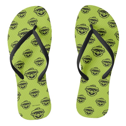 Tongs Oscar le Motif vert du Groupement (Semelle)