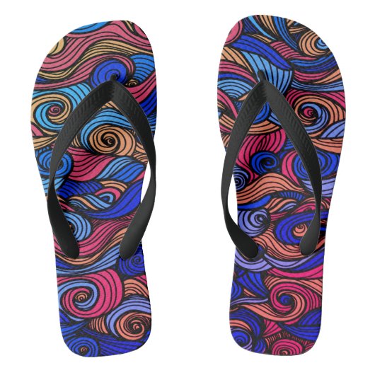 Tongs Paisley Vague de Couleur (Semelle)