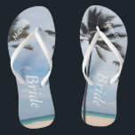 Tongs Palm Tree I Mariage Flip Flops Bride Beach Sandale<br><div class="desc">Palm Tree I Mariage Flip Flops Bride Beach Sandales avec destination personnalisée</div>