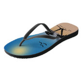 Tongs Palmiers de plage d'été (Incliné)