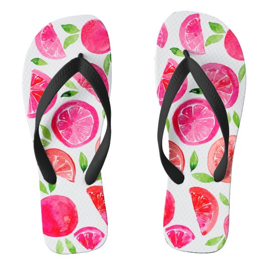 Tongs Pamplemousse aquarelle (Semelle)