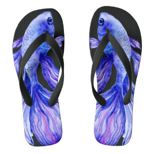 Tongs Pantoufles violettes de Betta