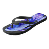 Tongs Pantoufles violettes de Betta (Incliné)