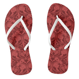 Tongs Papier peint rouge