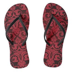 Tongs Papier peint rouge 2