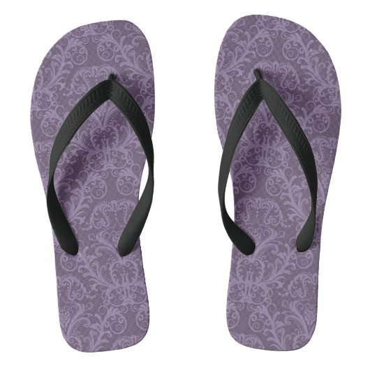 Tongs Papier peint violet luxueux (Semelle)