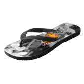 Tongs Papillons Lady Américain Sur Flip Flops Blossom (Incliné)