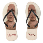 Tongs Pâques Île Moai Head Thunder Cove (Semelle)