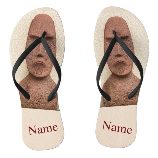 Tongs Pâques Île Moai Head Thunder Cove (Semelle)