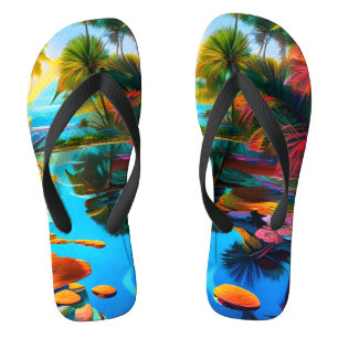 Tongs Paradis tropical