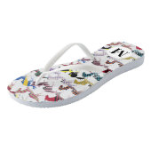 Tongs Partez pour les courses de chevaux Jockey Motif en (Incliné)